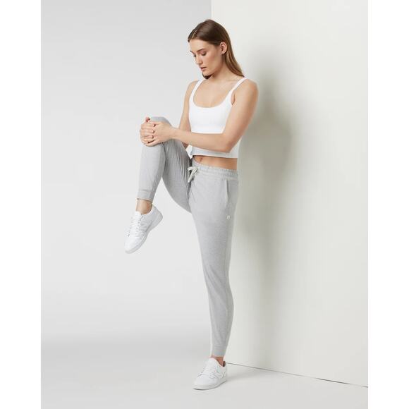 Vuori Performance Jogger Long Pale Grey Heather - Picture 2 of 10